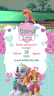 Convite Aniversário Virtual Digital Patrulha Canina Rosa