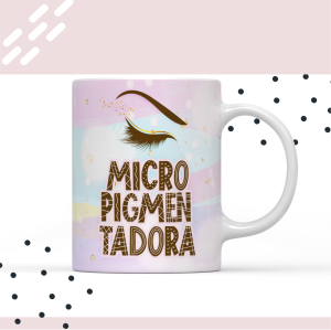 Caneca Personalizada Micro Pigmentação Porcelana 96x150mm Branca Sublimação  